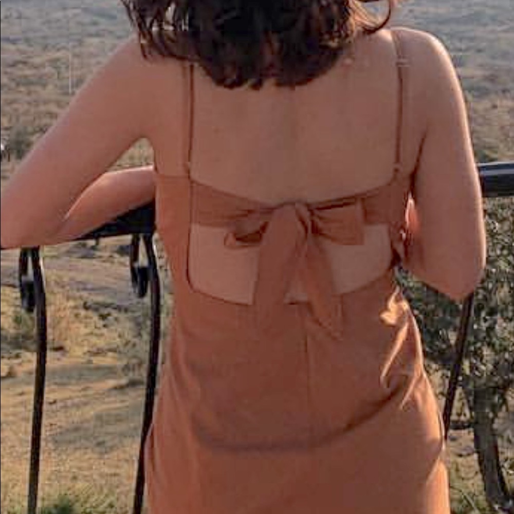 Urban Outfitters Midi Back-Tie Dress - XS
